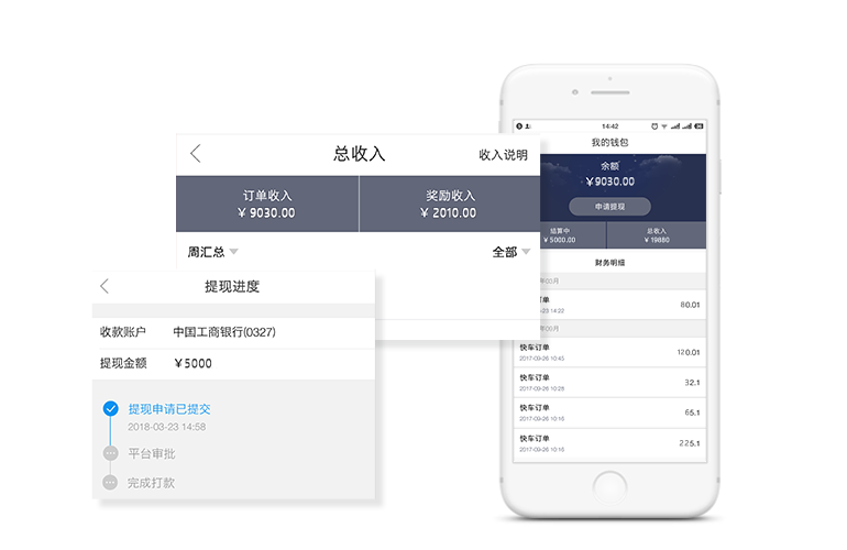 實時到賬，周周可提現